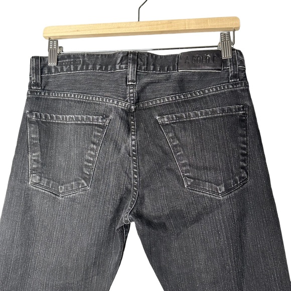 AGOLDE Tapered Slim Fit Stretch Denim Washed Casual Jeans - Picture 5 of 7